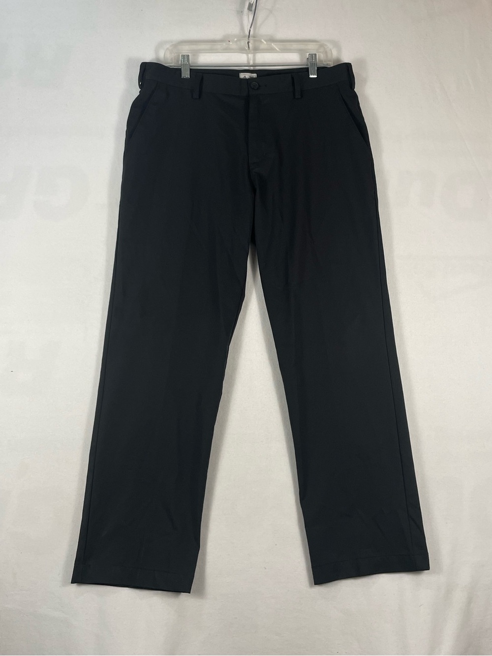 Adidas Black Golf Polyester Performance Pants Fits 35.5/29
